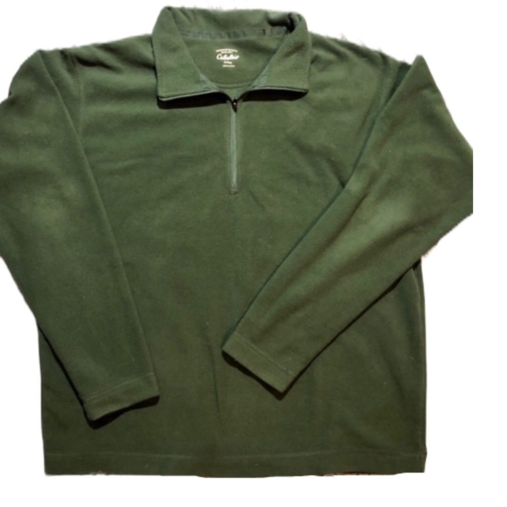 Cabela's Green Fleece Pullover Jacket